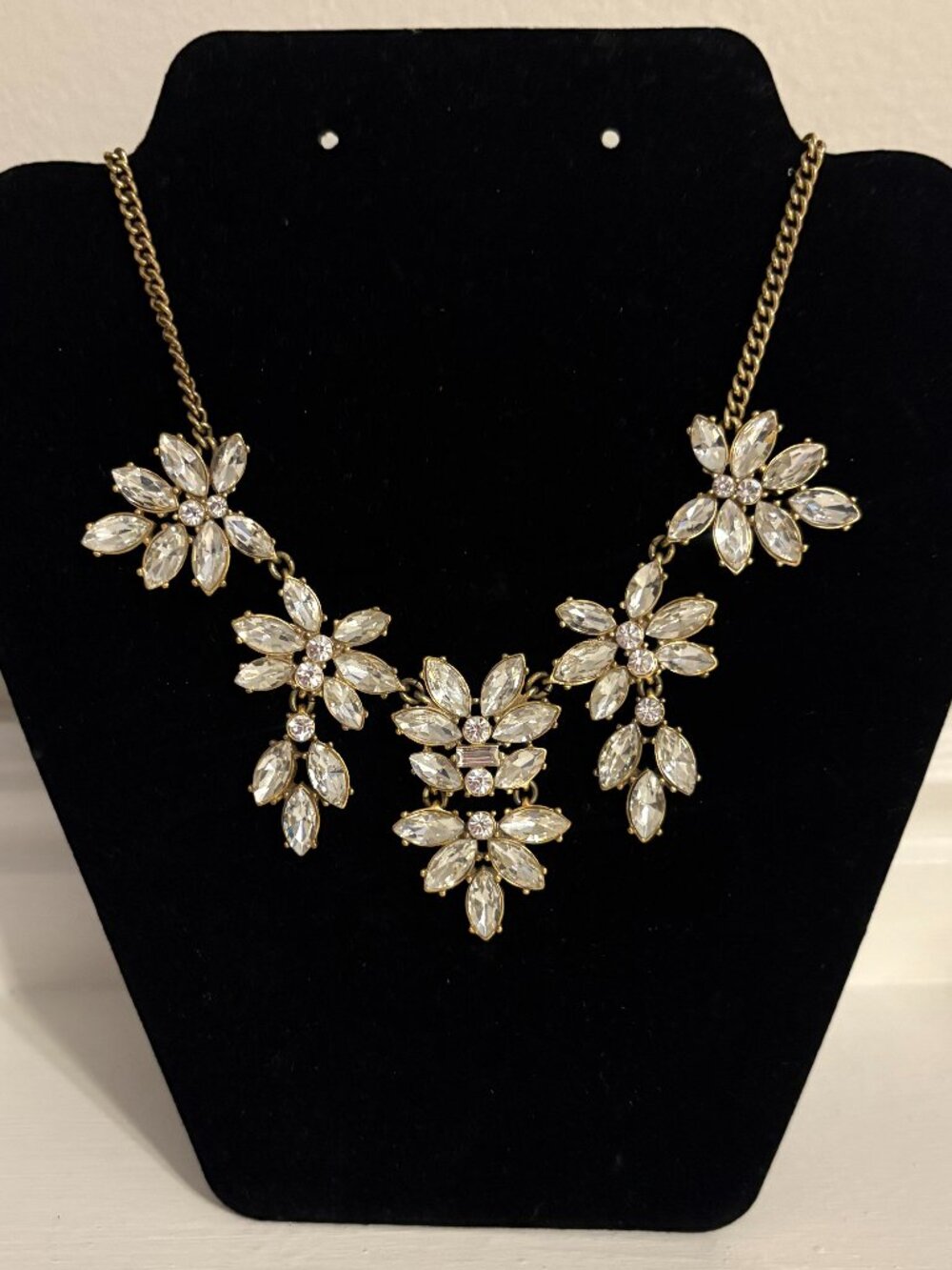 Crystal Floral Necklace